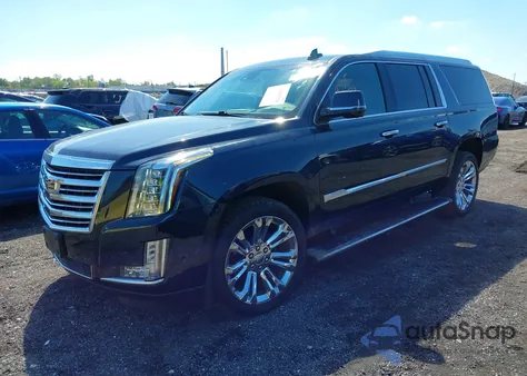 2019 Cadillac Escalade Esv Platinum z USA, uszkodzony, nr VIN 1GYS4KKJ0KR249261
